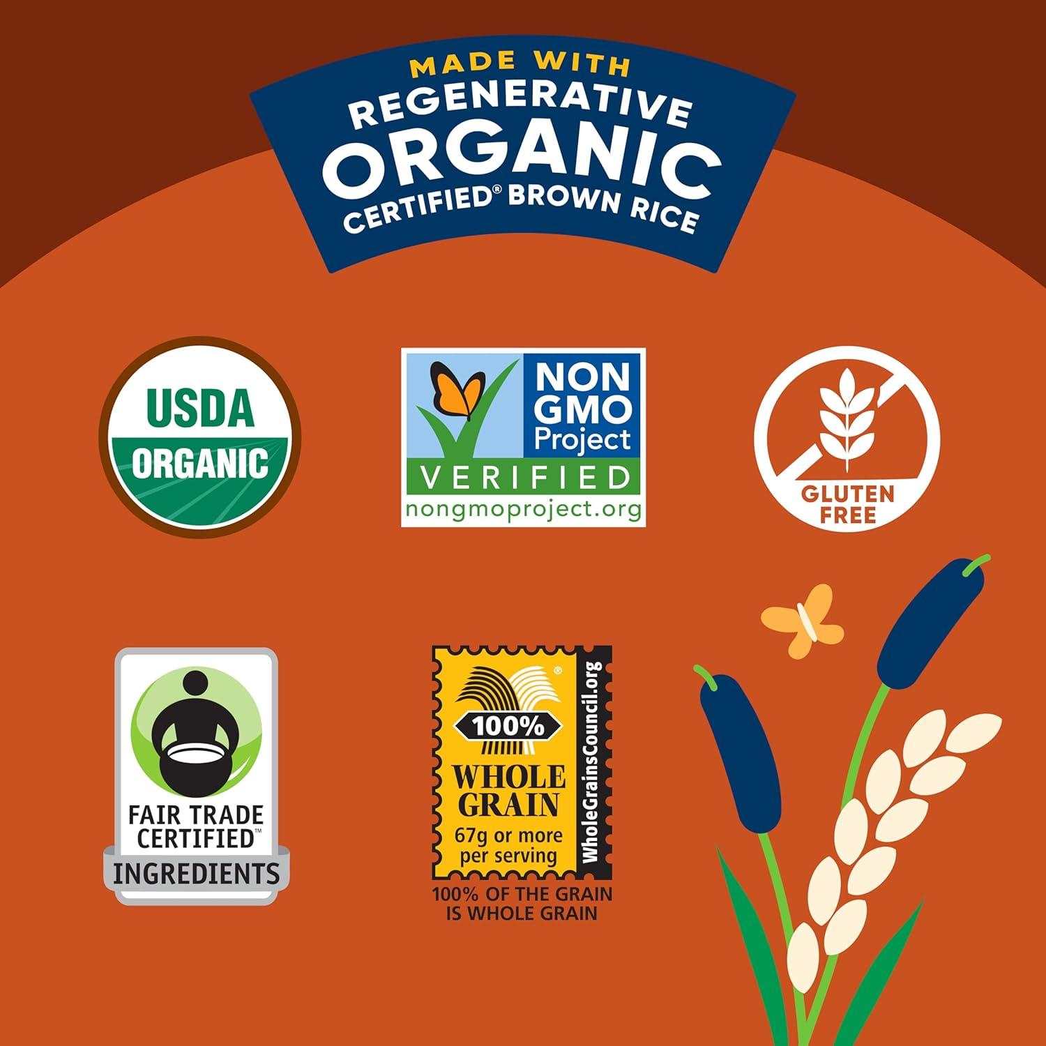 image:imageLundberg Brown Rice amp Quinoa Ready in 90 Seconds 6Pack Regenerative Organic Certified Brown Jasmine Rice Organic Quinoa Microwavable Lightly Seasoned with Garlic amp Shallots 8 Oz EaOrganic Brown Rice Quinoa