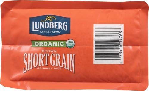 image:imageLundberg Family Farms Organic Brown Short Grain Rice Subtle Nutty Aroma Clings When Cooked 100 Whole Grain High Fiber Pantry Staple USDA Certified Organic GlutenFree Vegan 32 oz 1PackOrganic Brown Short Grain