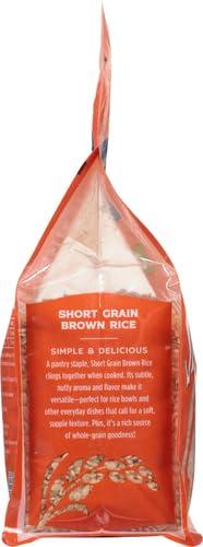 image:imageLundberg Family Farms Organic Brown Short Grain Rice Subtle Nutty Aroma Clings When Cooked 100 Whole Grain High Fiber Pantry Staple USDA Certified Organic GlutenFree Vegan 32 oz 1PackOrganic Brown Short Grain
