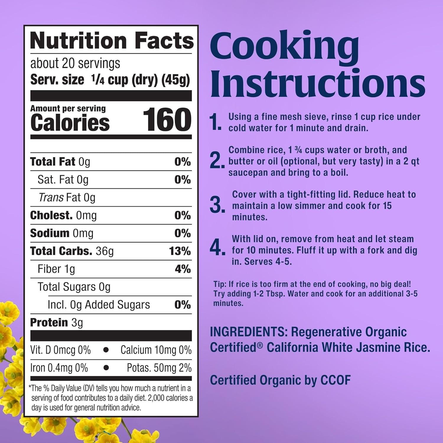 image:imageLundberg Family Farms Organic Jasmine Rice California White 32 Ounce32 Ounce