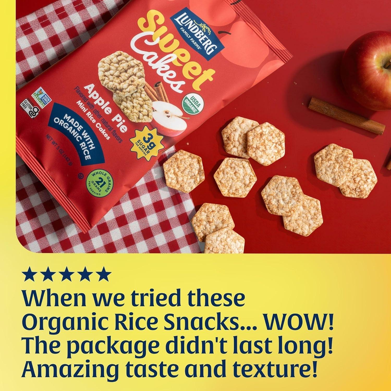 image:imageLundberg Minis Apple Pie Organic Rice Cakes 5 Oz