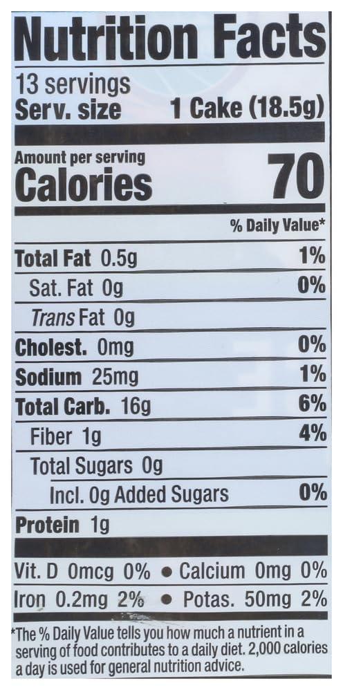 image:imageLundberg Organic Brown Rice Cakes Honey Nut 96 oz Pack of 6 GlutenFree Healthy SnacksLightly Salted