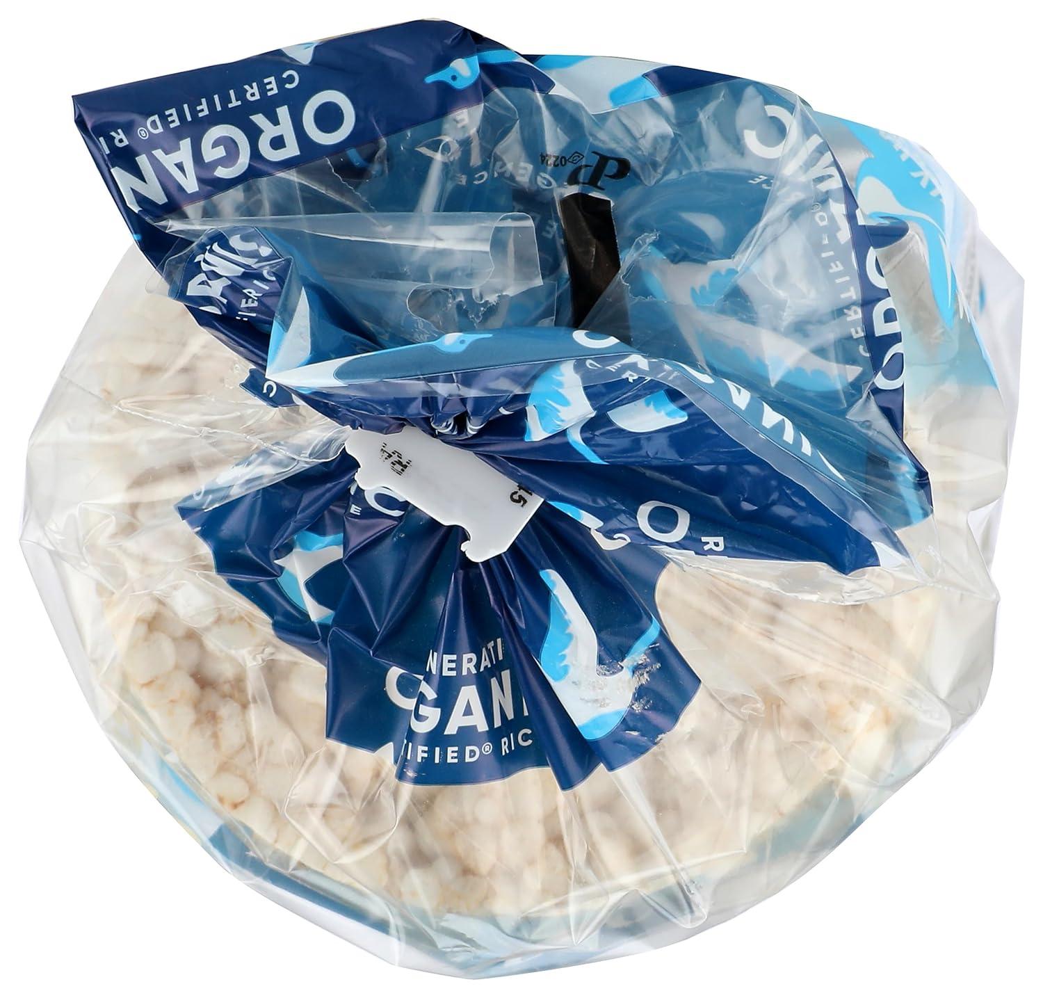 image:imageLundberg Organic Brown Rice Cakes Honey Nut 96 oz Pack of 6 GlutenFree Healthy SnacksLightly Salted