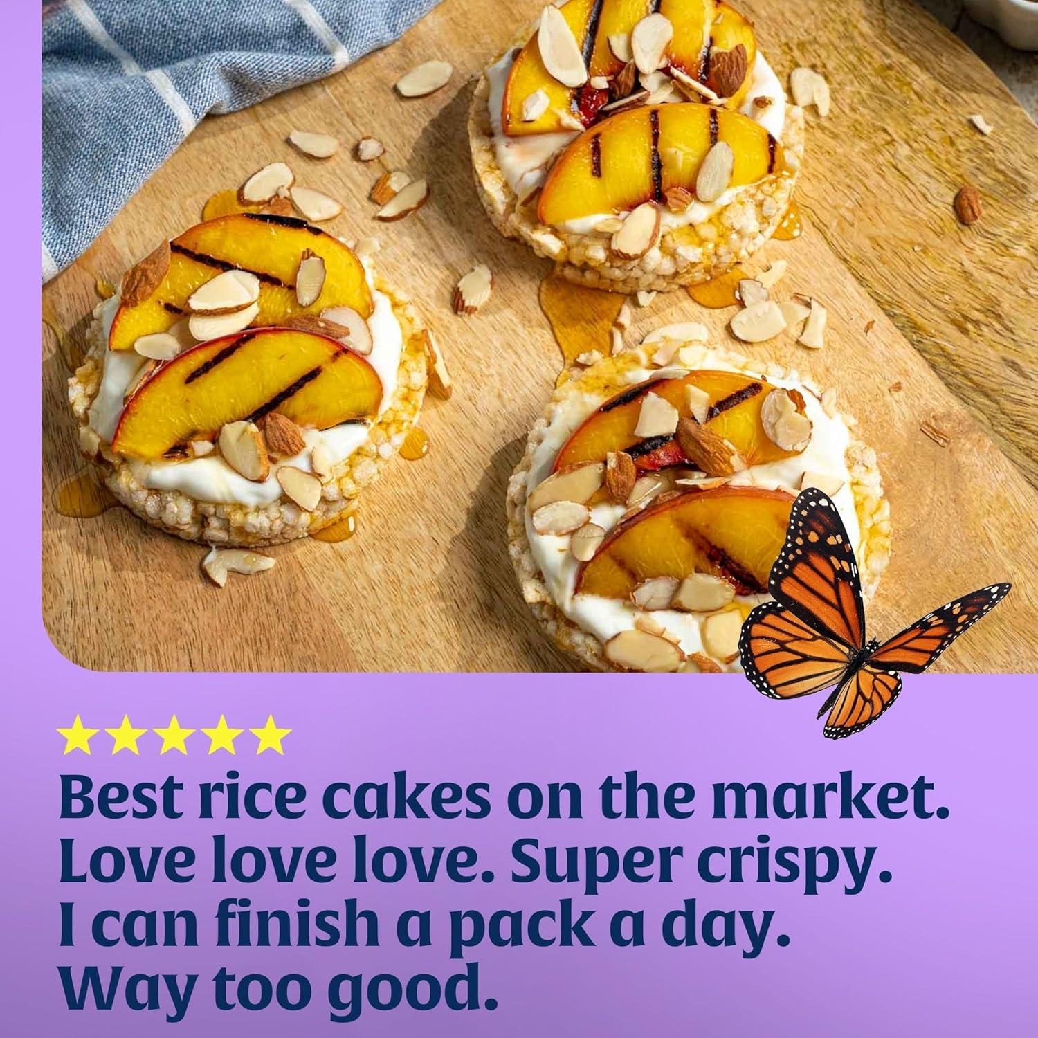 image:imageLundberg Organic Brown Rice Cakes Honey Nut 96 oz Pack of 6 GlutenFree Healthy SnacksOrganic Brown Rice No Salt