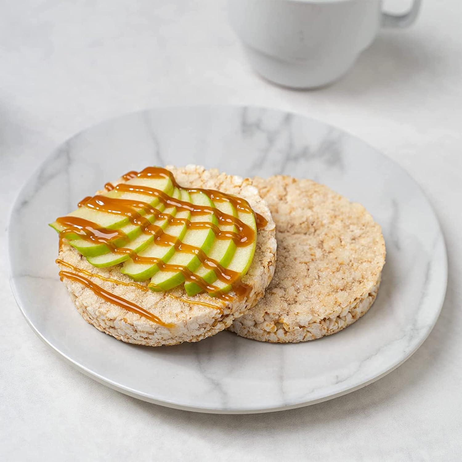 image:imageLundberg Organic Brown Rice Cakes Honey Nut 96 oz Pack of 6 GlutenFree Healthy SnacksOrganic Salted Caramel