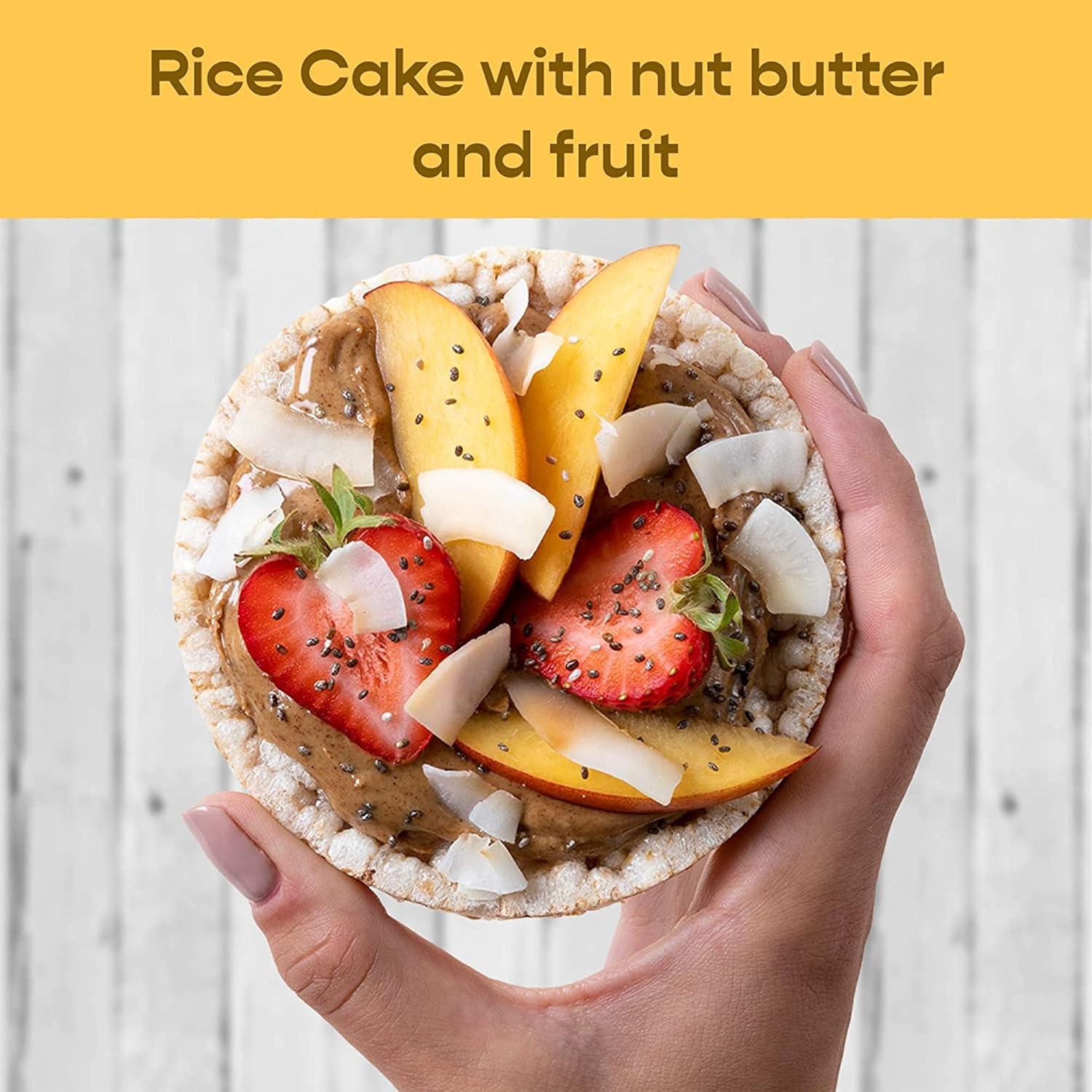 image:imageLundberg Organic Brown Rice Cakes Honey Nut 96 oz Pack of 6 GlutenFree Healthy SnacksOrganic Tamari with Seaweed
