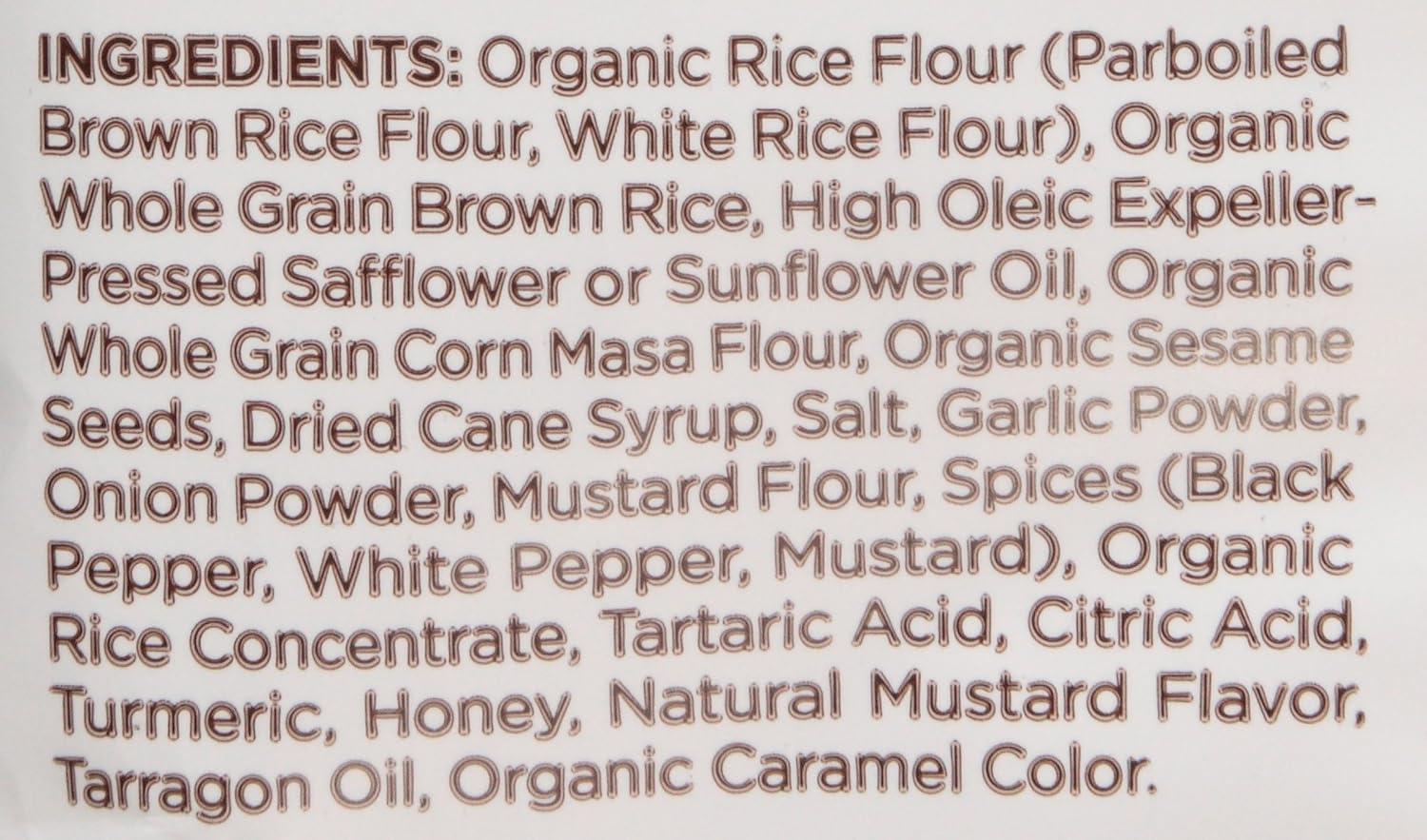 image:imageLundberg Rice Chips Fiesta Lime 55oz GlutenFree Kosher NonGMO Verified Whole Grain Brown RiceHoney Dijon