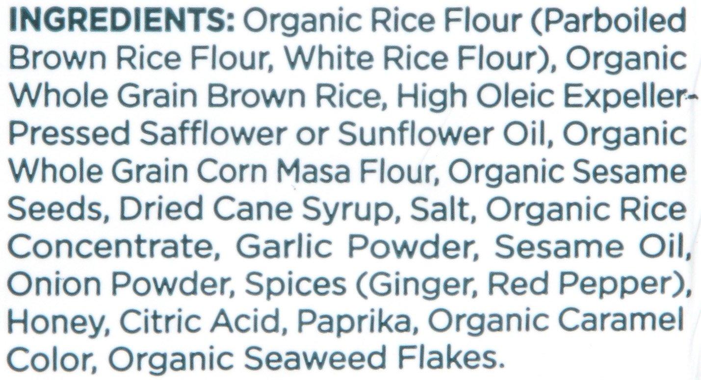image:imageLundberg Rice Chips Fiesta Lime 55oz GlutenFree Kosher NonGMO Verified Whole Grain Brown RiceSeasame Seaweed