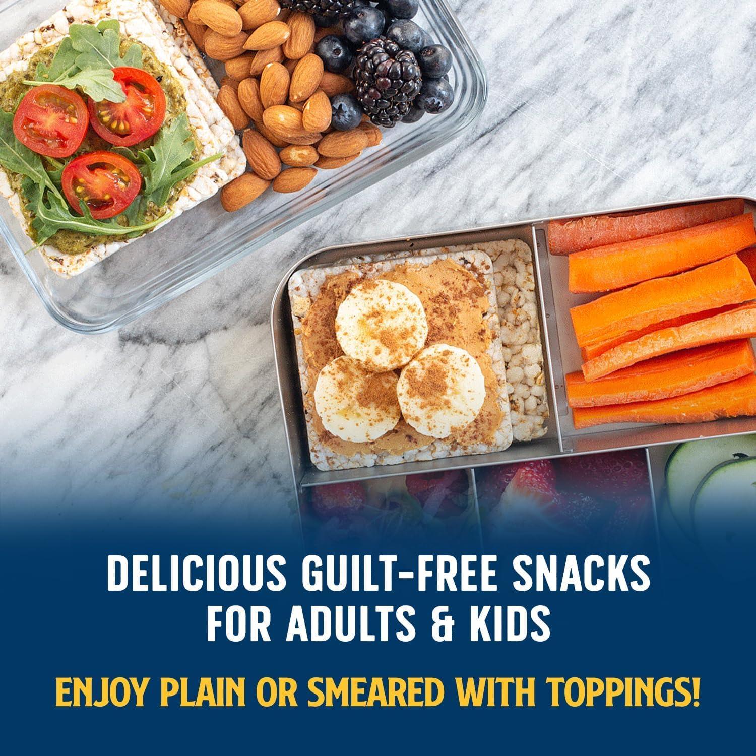 image:imageLundberg Thin Brown Rice Cakes Variety 3Pack Regenerative Organic Certified Lightly Salted SaltFree and Red Rice amp Quinoa Healthy Snacks 6 Oz Ea