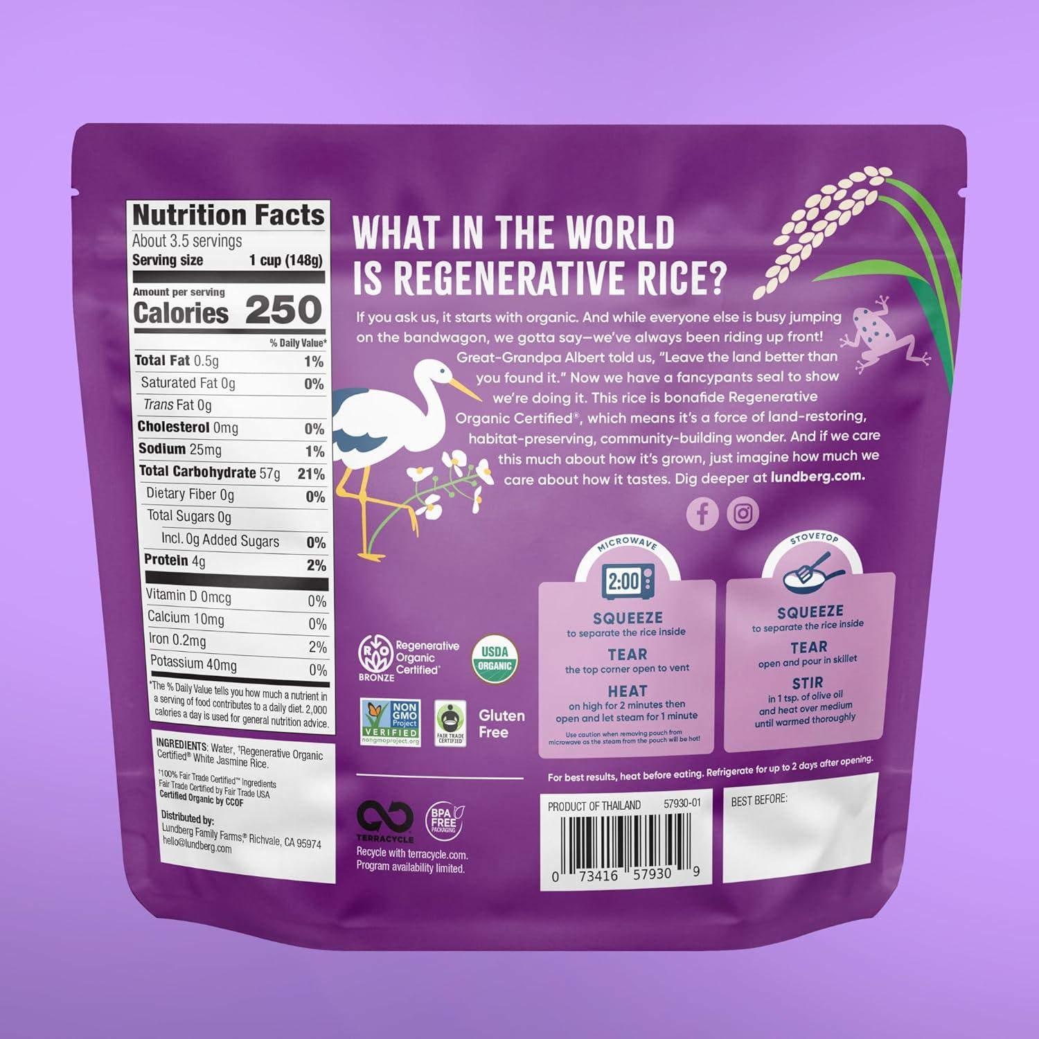 image:imageLundberg Value Size Regenerative Jasmine Rice 173 OZ173 Ounce