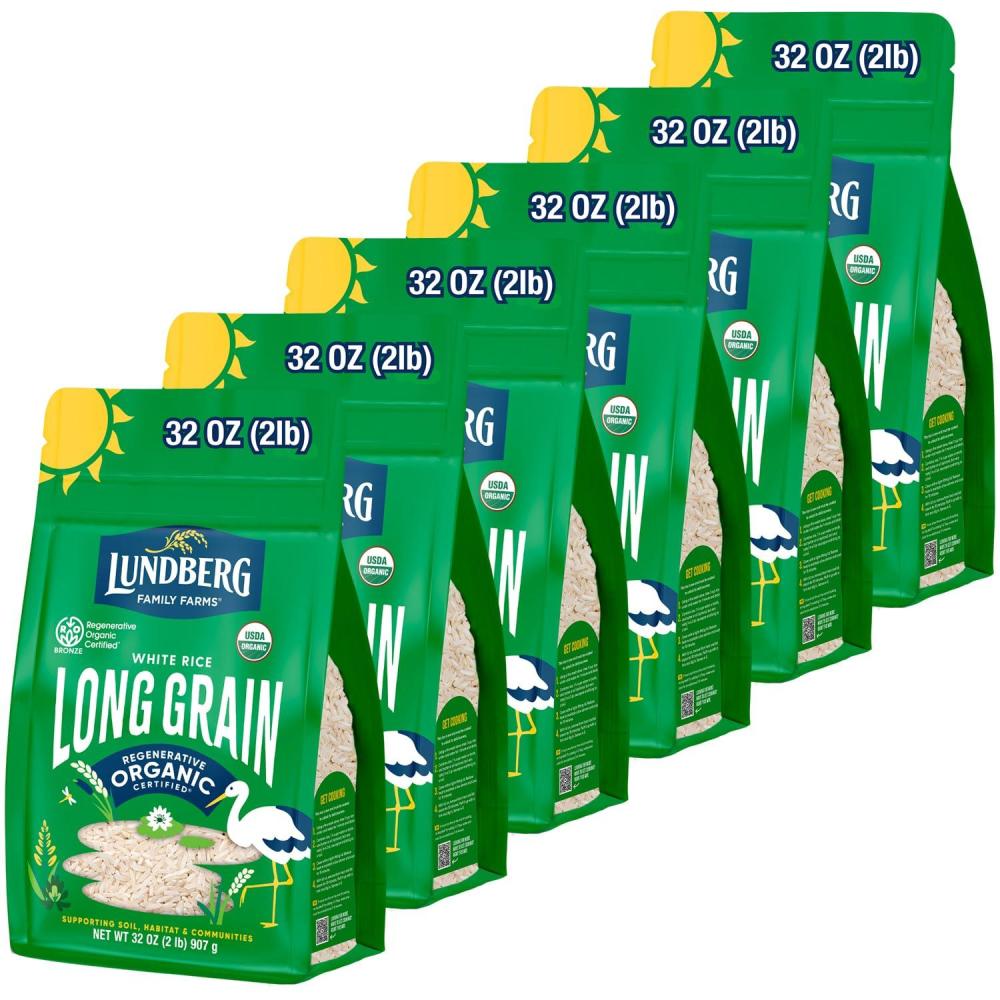 image:imageLundberg Family Farms  Organic Brown Short Grain Rice Subtle Nutty Aroma Clings When Cooked 100 Whole Grain High Fiber Pantry Staple USDA Certified Organic GlutenFree Vegan 32 oz 1PackOrganic Long Grain Brown