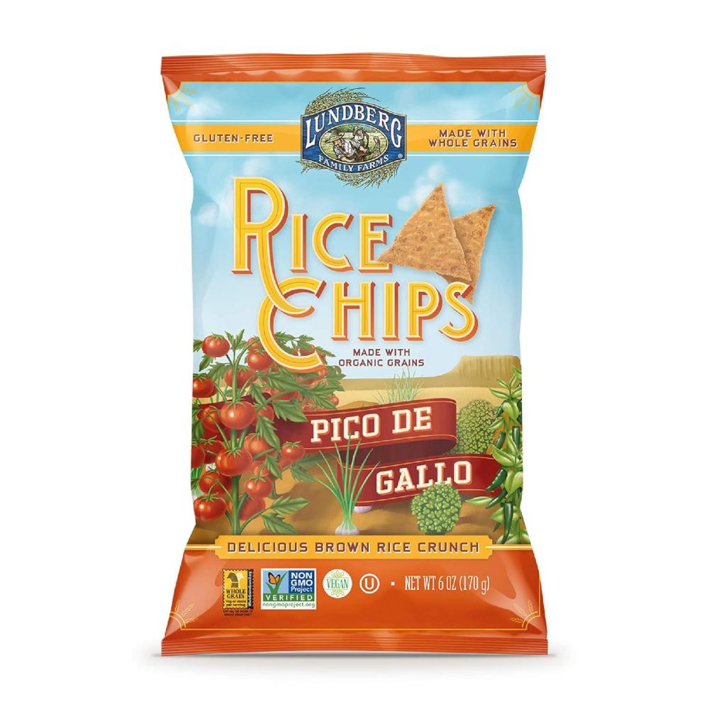 image:imageLundberg Family Farms Rice Chips Santa Fe Barbeque 6 Ounce Pack of 12Pico de Gallo