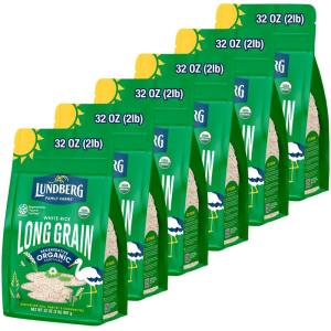 Lundberg Family Farms – Organic Brown Short Grain Rice, Subtle Nutty Aroma, Clings When Cooked, 100% Whole Grain, High Fiber, Pantry Staple, USDA Certified Organic, Gluten-Free, Vegan (32 oz, 1-Pack)(Organic Long Grain Brown)