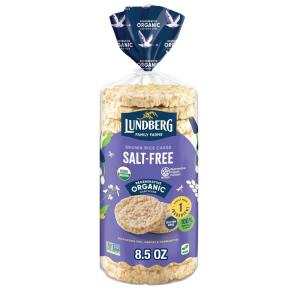 Lundberg Organic Brown Rice Cakes, Honey Nut, 9.6 oz (Pack of 6), Gluten-Free, Healthy Snacks(Organic Brown Rice No Salt)