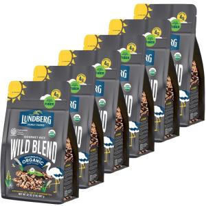 Lundberg Regenerative Organic Certified Wild Blend Rice – Brown, Red & Black Varieties, 32 Oz(32 Ounce (Pack of 6))
