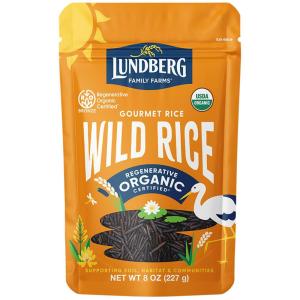 Lundberg Wild Rice, Regenerative Organic Certified – 100% Natural California Cultivated Wild Black Rice, 8 Oz(8 Ounce (Pack of 1))